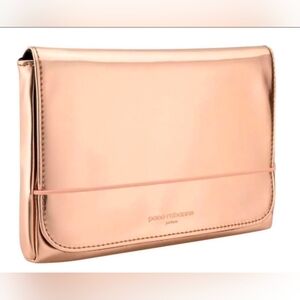Paco Rabanne Beauty Olympea Clutc/Makeup Bag-Rose Gold Metallic-NEW